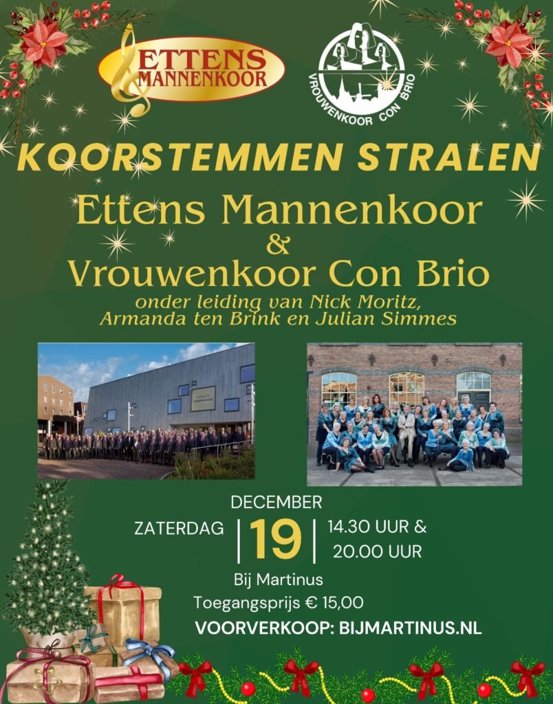 Kerstconcert "Koorstemmen Stralen"